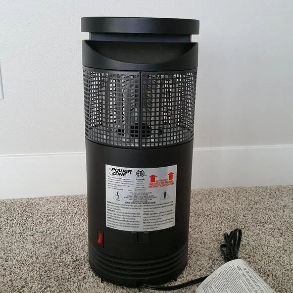 NEW Power Zone Infrared Space Tower Heater 360 Degree Remote USB Port 1000/1500W - Picture 3 of 12
